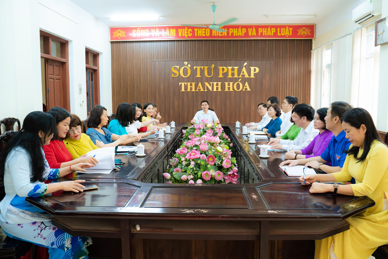 Sở Tư pháp Thanh Hoá 40 năm xây dựng và phát triển