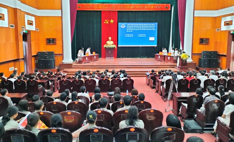 Cục THADS Thanh Hóa: Tổ chức Hội thi “chấp hành viên giỏi về dân vận khéo trong thi hành án dân sự”