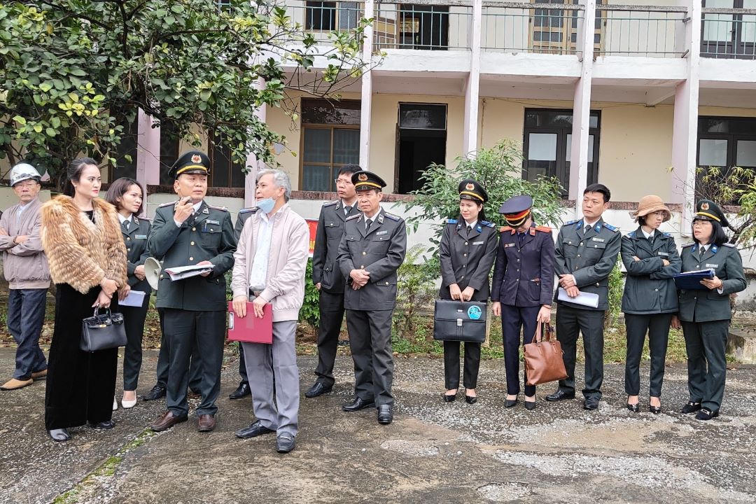 Thanh Hóa: Cưỡng chế thi hành án dân sự đối với Công ty Cổ phần Licogi 15