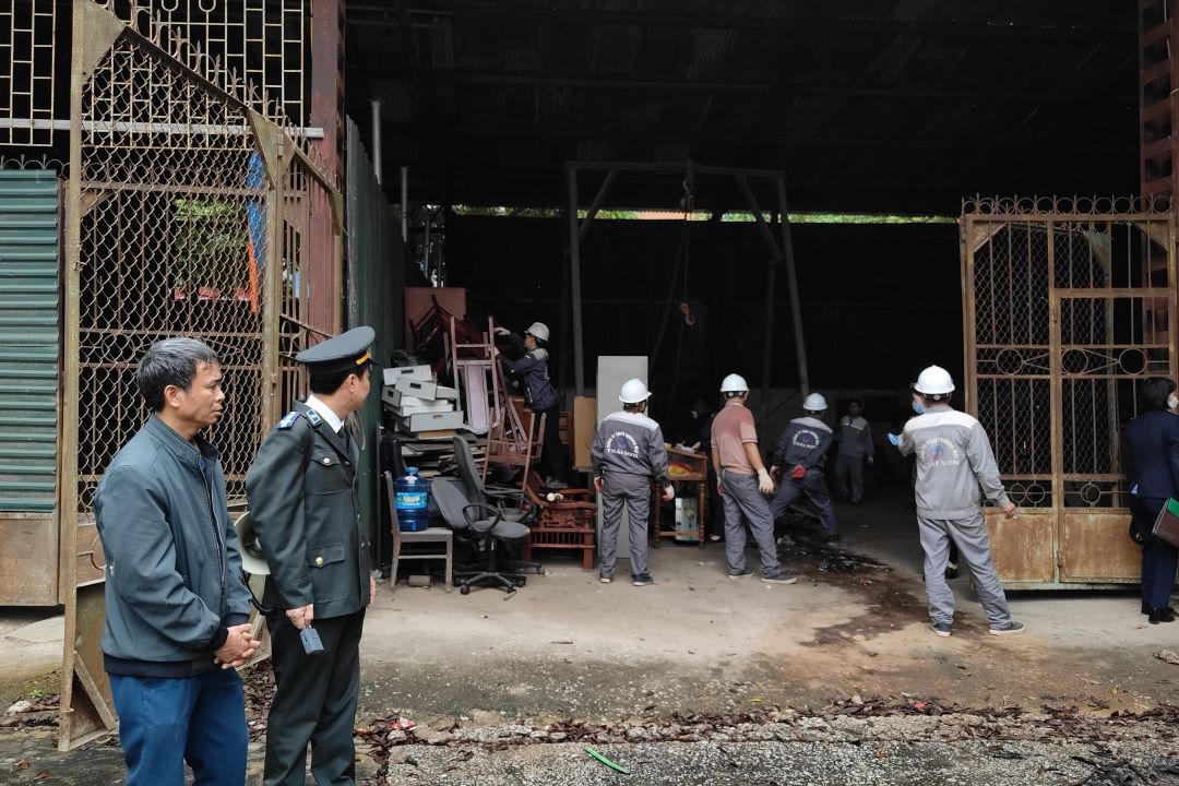 Thanh Hóa: Cưỡng chế thi hành án dân sự đối với Công ty Cổ phần Licogi 15