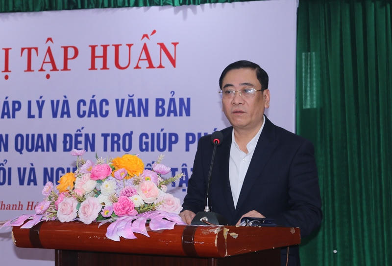 Thanh Hóa tập huấn Luật Trợ giúp pháp lý cho người cao tuổi và người khuyết tật