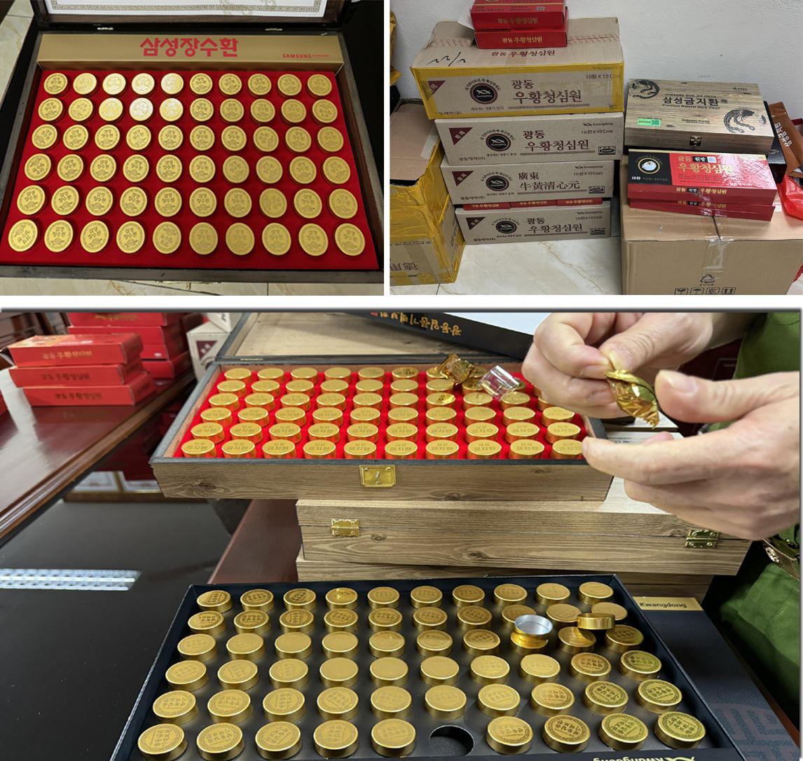 Triệt phá đường dây sản xuất, buôn bán thực phẩm bảo vệ sức khoẻ giả 