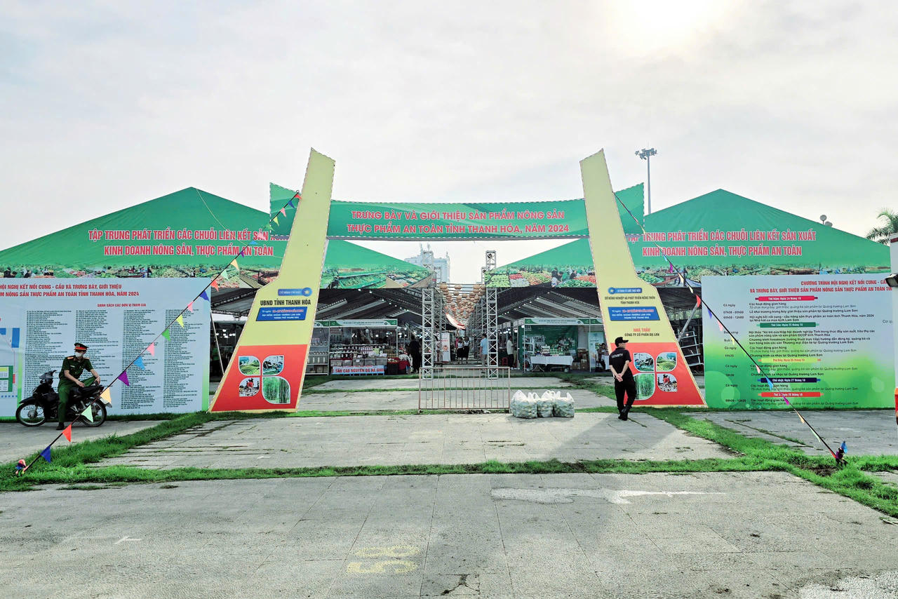 Thanh Hóa trưng bày 260 gian hàng nông sản, thực phẩm an toàn
