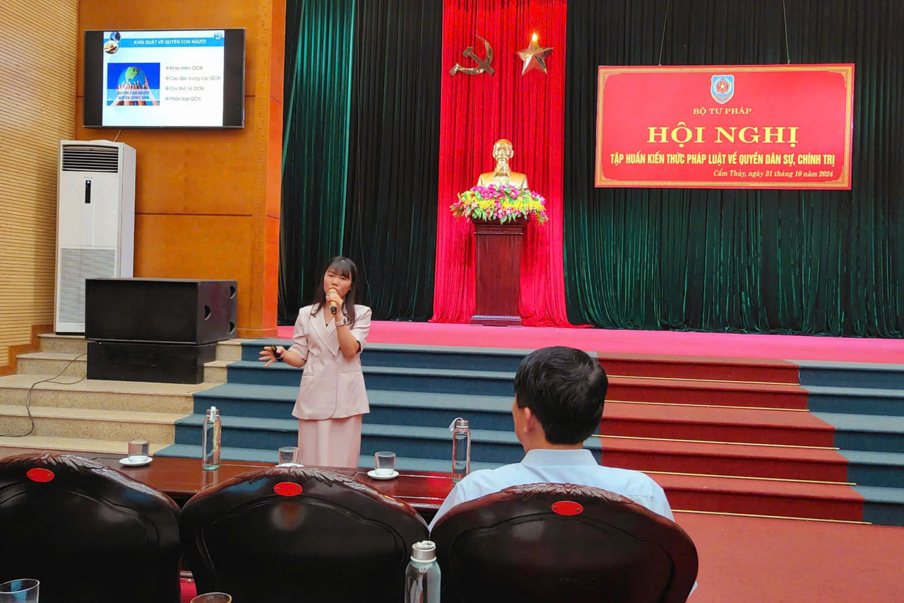 Bộ Tư pháp tập huấn kiến thức pháp luật về quyền dân sự, chính trị tại Thanh Hóa