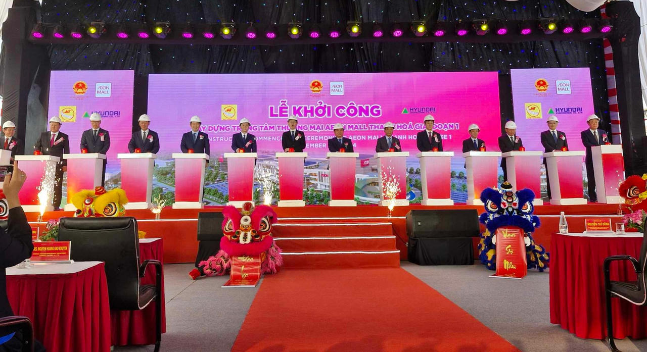 Khởi công Trung tâm thương mại AEON MALL Thanh Hóa