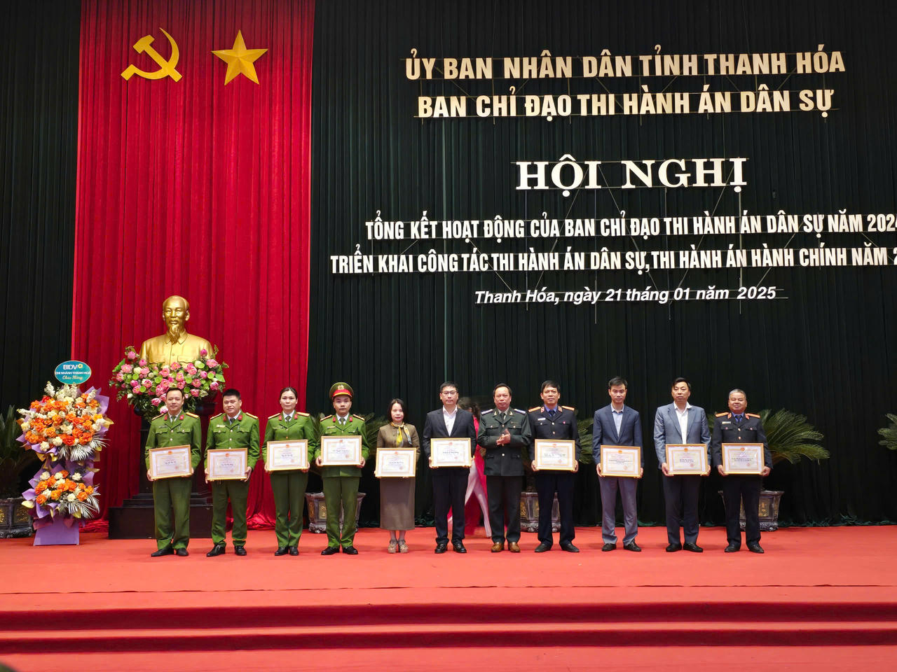 Ban Chỉ đạo Thi hành án dân sự tỉnh Thanh Hóa triển khai nhiệm vụ năm 2025