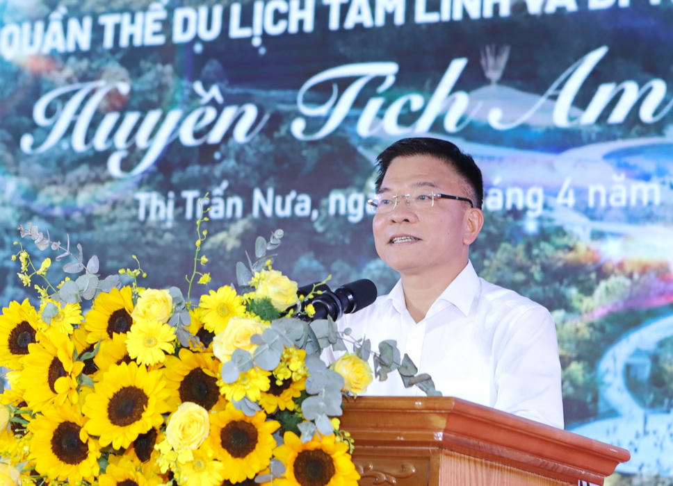 Động thổ dự án Quần thể du lịch tâm linh và di tích lịch sử Am Tiên