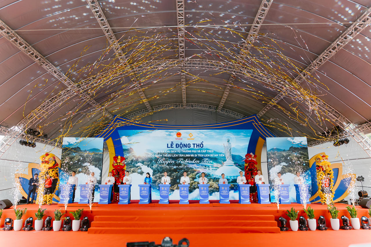 Động thổ dự án Quần thể du lịch tâm linh và di tích lịch sử Am Tiên