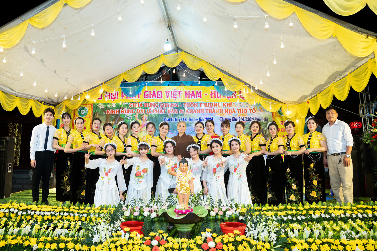 Chùa Hưng Quang (Hà Nội) Tổ chức Đại lễ Phật đản và khánh thành nhà thờ Tổ