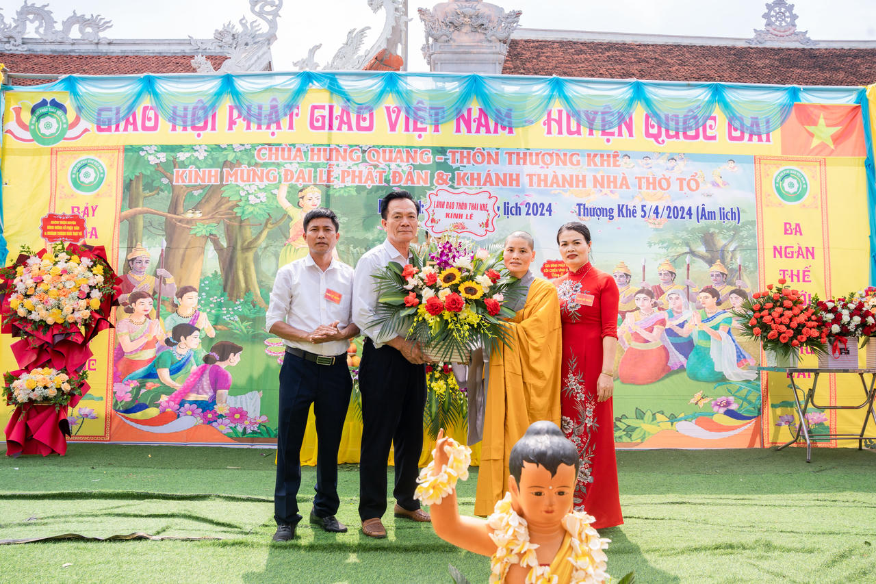 Chùa Hưng Quang (Hà Nội) Tổ chức Đại lễ Phật đản và khánh thành nhà thờ Tổ