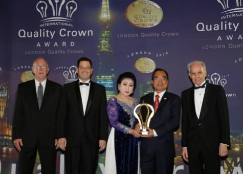 Bidrico được trao tặng giải thưởng “Vương miện chất lượng quốc tế hạng kim cương”