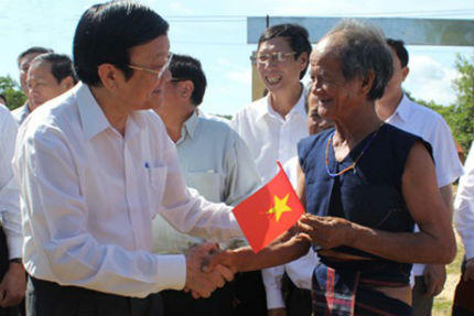 Chủ tịch nước thăm, làm việc tại tỉnh Gia Lai