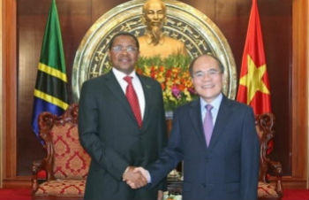 Chủ tịch Quốc hội tiếp Tổng thống Tanzania
