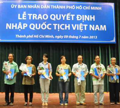 Nỗ lực vì khát vọng trở thành công dân Việt Nam