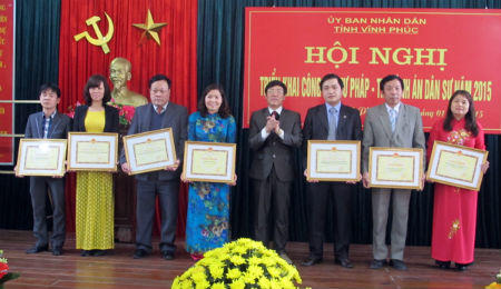 Vĩnh Phúc: Công tác tư pháp có vai trò quan trọng đối với sự phát triển KT-XH