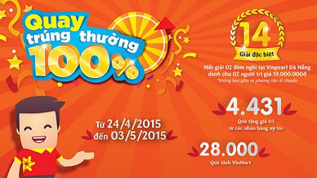 Mua hàng VinMart – Nghỉ mát Vinpearl