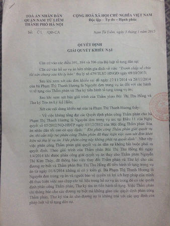 Gian nan ly hôn, được “khuyến mãi” bằng… khiếu nại