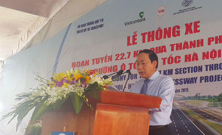 Cao tốc Hà Nội – Hải Phòng thông xe 22,7 km