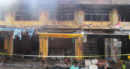 Đồng Tháp: Cháy rụi chợ Tam Nông, thiệt hại hơn 6 tỷ đồng 