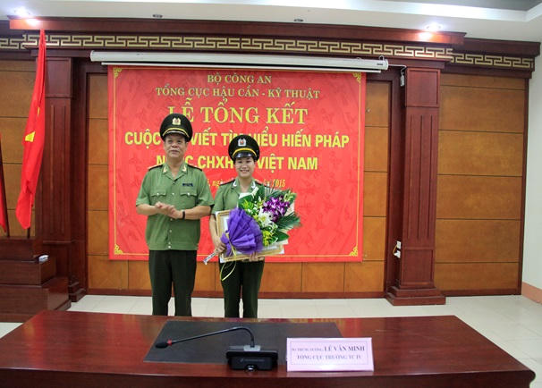 Tổng Cục Hậu cần - Kỹ thuật tổng kết cuộc thi viết “Tìm hiểu Hiến pháp“