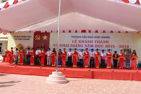 Khánh thành trường học 15 tỷ đồng do Vietcombank tài trợ 