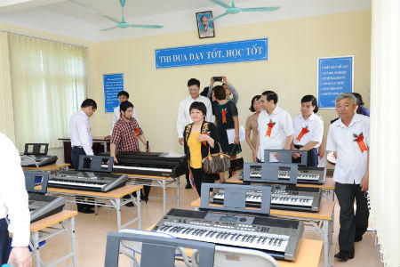 Khánh thành trường học 15 tỷ đồng do Vietcombank tài trợ 