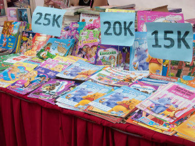 “Sốc” với giá 2.000 đồng một cuốn sách