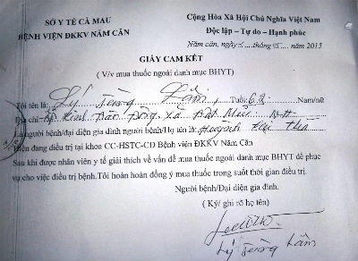 Bác sĩ “tư vấn” người nhà Mẹ VNAH mua thuốc ngoài danh mục BHYT