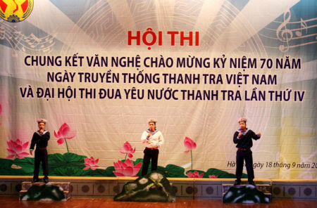 Ngành Thanh tra thi văn nghệ hoành tráng mừng 70 năm truyền thống