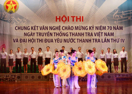Ngành Thanh tra thi văn nghệ hoành tráng mừng 70 năm truyền thống