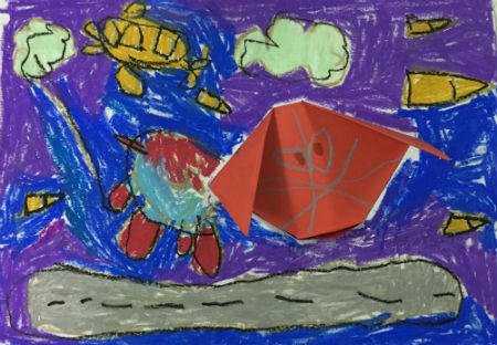 Trẻ hào hứng tham gia học mỹ thuật tạo hình