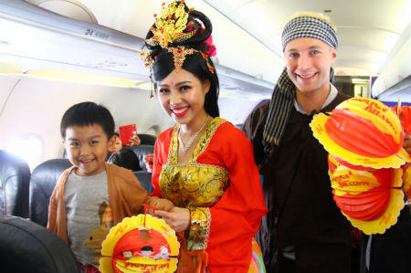 Vui trung thu trên độ cao 10,000m