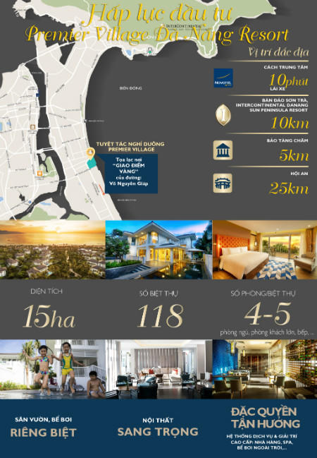 Biệt thự nghỉ dưỡng Premier Village Đà Nẵng: Chốn đi về sinh lãi