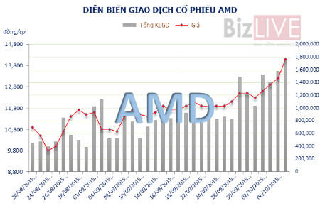 Thanh khoản tăng vọt, AMD liệu đã thoát khỏi vùng tích lũy?