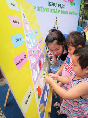 Bé đủ dinh dưỡng, mẹ an tâm