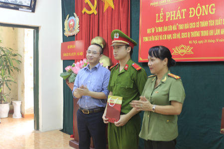 Tân Hiệp Phát thăm hỏi các chiến sỹ bị thương khi tham gia chữa cháy tại Hà Nội