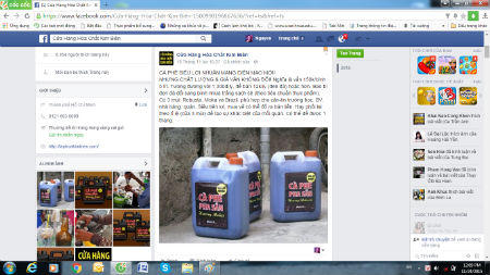 Ngang nhiên bán cà phê bẩn trên mạng xã hội