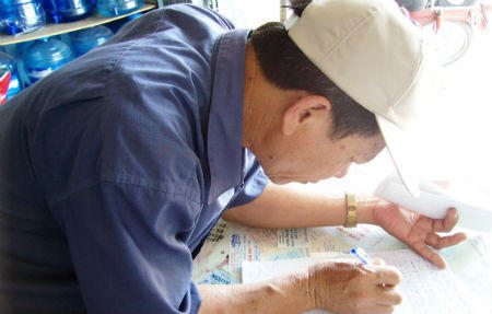 Cuộc phỏng vấn trên giấy với người cựu chiến binh già