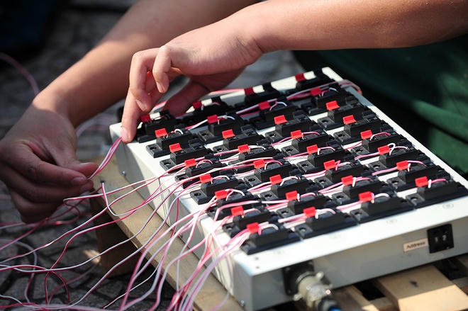 Trận địa pháo hoa lớn nhất đêm giao thừa ở Hà Nội