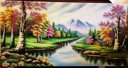 “Phù thủy” 8x thổi sắc màu cho đá