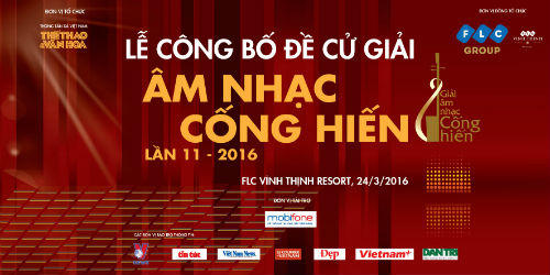 Lễ công bố Đề cử Giải Âm nhạc Cống hiến được tổ chức tại FLC Vĩnh Thịnh Resort