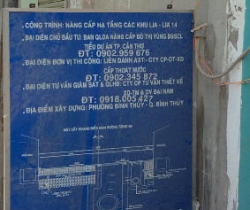 TP. Cần Thơ: Nghi vấn rút ruột ở gói thầu CT-PW-1.10