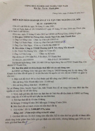 Tiếp bài “Chủ tịch xã tiếp tay cho “cát tặc” ở Ngọc Lặc: Nhiều sai phạm cần được làm rõ