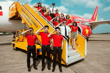 Rộn ràng ngày hội tuyển dụng tiếp viên Vietjet tại Đà Nẵng