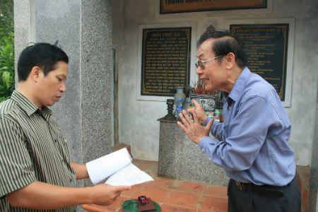 Người cựu chiến binh tự xây Bia tưởng niệm đồng đội