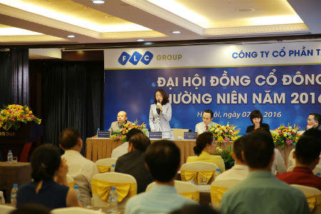 ĐHCĐ FLC Group: Lợi nhuận quý II/2016 ước đạt 500 tỷ đồng  