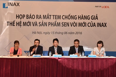 Inax ra mắt tem chống hàng giả thế hệ mới và sản phẩm mới 2016