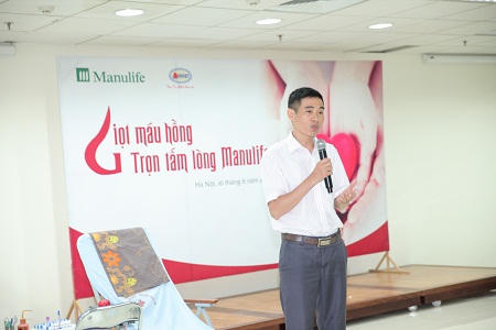 Manulife tổ chức hoạt động hiến máu nhân đạo thường niên