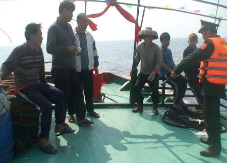 Bộ đội biên phòng Quảng Bình vững vàng bảo vệ chủ quyền biển