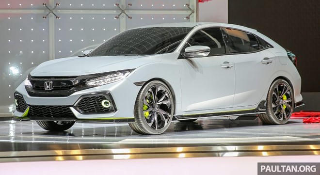 Honda Civic 2017 Hatchback sắp ra mắt tại Mỹ